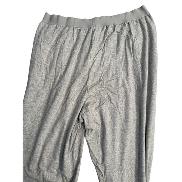Skims Lounge Pants Womens XL Light Heather Grey Boyfriend Loose Modal Pockets - Picture 2 of 9